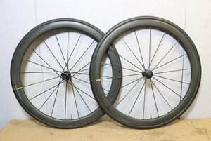 ○MAVIC マビック COSMIC PRO CARBON UST RIM シマノフリー 11s対応 チューブレス カーボンホイールセット 美品