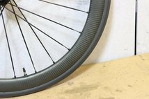 値下げ! ○MAVIC マビック COSMIC SLR45 DISC チューブレス カーボンホイールセット フロントホイールのみ 超美品_画像7