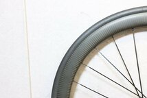 値下げ! ○MAVIC マビック COSMIC SLR45 DISC チューブレス カーボンホイールセット フロントホイールのみ 超美品_画像9