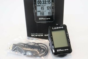 ★LEZYNE レザイン SUPER GPS 日本語対応 GPSサイクルコンピューター 超美品