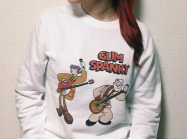 POPEYE ｘ GLIM SPANKY グリムスパンキー × ポパイ スウェット トレーナー M 新品未開封