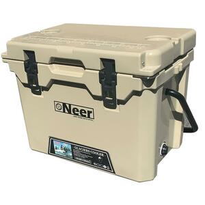 Neer グレイシャーズクーラーボックス 25QT 23.6L タン 1646