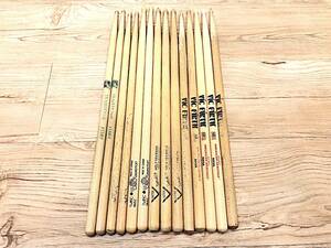 11/197 【動作確認済】ドラム スティック まとめて 14点 VIC FIRTH LOS CABOS TAMA VATER 等