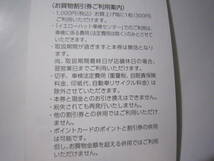 ≪9000円分≫ イエローハット 株主優待券 12月末まで 3000円×3冊(300円×30枚) +油膜取りウォッシャー液引換券2枚_画像2