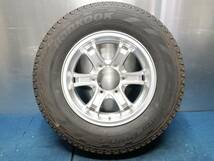 ★8.5分山★18年製★ HANKOOK 195/80R15 107/105L　weds ウェッズ KEELER 15×6J +33 6H-139.7 スタッドレス ハイエース等　A1029_画像4