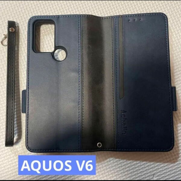 AQUOS V6 ケース 手帳型　AQUOS V6 Plus ケース 