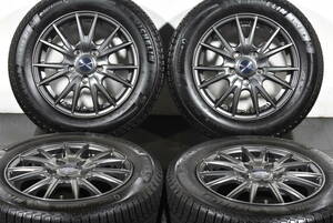 ☆WEDS VELVA SPORT 15インチ☆PCD114.3 6J +53☆ミシュラン X-ICE3+☆冬用タイヤ☆185/65R15☆ホンダ GB5 GB6 フリード☆