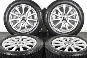 ☆ラ・ストラーダ 18インチ☆PCD114.3 7.5J +38☆ダンロップ ウィンターマックス SJ8☆235/55R18☆トヨタ ハリアー レクサス NX☆