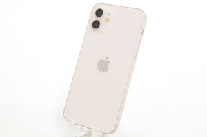 [中古]SIMフリー Apple iPhone12 128GB White A2402 MGHV3J/A