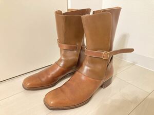 ロンドンJohn Lobb ビスポーク ジョッパーブーツ 2ワラント UK6程度 ロンドンロブ ブラウン ブーツ