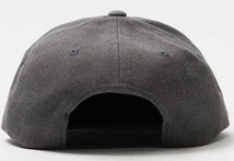 Brixton Alpha Square Snapback Hat Cap Heather Charcoal キャップ_画像2