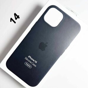 アップル純正 iPhone 14 シリコンケース ミッドナイト MagSafe