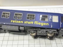 【箱なしジャンク品・難あり・HO】L.S.models Bvcmz028「City Night Line（片側 reisen statt fliegen 文字入り）」簡易寝台車（単品1両）_画像3