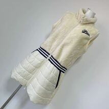 FILA GOLF フィラ ゴルフ ゴルフウェア ワンピース ボア 中綿ワンピース レディース サイズLL 美品_画像6