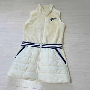 FILA GOLF filler Golf Golf одежда One-piece боа с хлопком One-piece женский размер LL прекрасный товар 