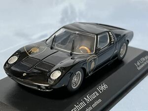 ミニチャンプス製　　ランボルギーニ　ミウラ　　黒　　1966年　　　　1/43