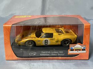  unopened Slot.it( slot ito) made slot car Ford GT40 yellow 1968 year Le Mans 1/32