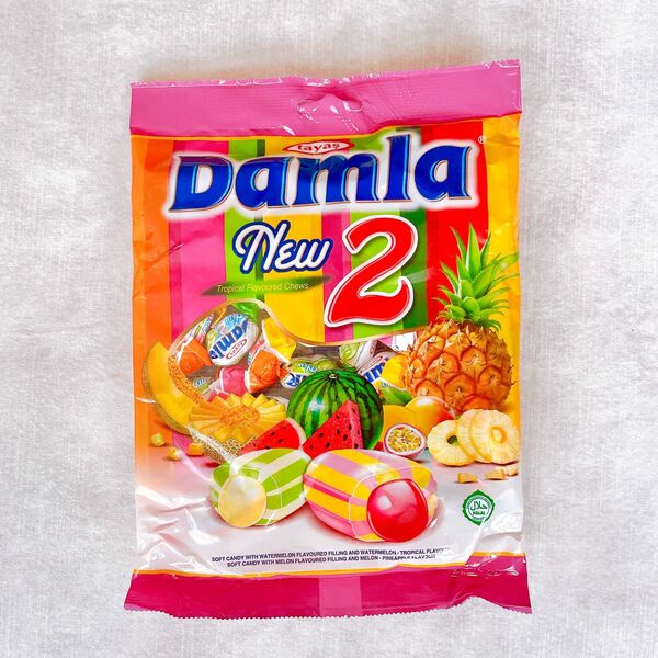 DAMLA【日本未販売】tropical flavoured chews200g ソフトキャンディ　トロピカルフルーツ
