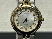 CITIZEN　シチズン　5437-H00435　EXCEED　エクシード　EUROS　ユーロス　レディース腕時計　ブランド腕時計　コンビカラー　12Pダイヤ_画像1