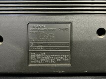 A3　SONY　ソニー　CF-6600　STEREO ZILBAP　ジルバップ　ラジカセ　通電確認済み　オーディオ機器　現状品_画像9