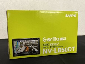 美品　A3　SANYO　サンヨー　NV-LB50DT　Gorilla Lite　ゴリラ　元箱付　付属品多数　SSD ポータブルナビゲーション　現状品