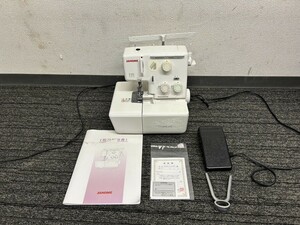 A1　JANOME　ジャノメ　MODEL 788型　Dream Lock 30S　ロックミシン　通電確認済み　針運動OK　説明書付き　ハンドクラフト　現状品