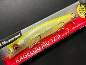 即決 メガバス カゲロウ 125 F #イエローヴィーナス Megabass KAGELOU MD #YELLOW VENUS