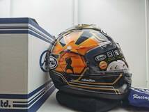 【美品】Arai アライ RX-7X PEDROSA ペドロサ侍 金 SAMURAI SPIRIT GOLD ペドロサ侍魂 フルフェイスヘルメット XLサイズ_画像1