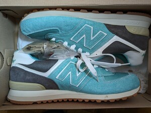 【即決】new balance ML574 MO MOJITO モヒート29cm US11 デッドストック　正規タグ付　替え（ロープシューレース）紐付　美色