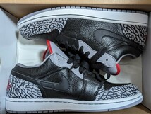 【即決】AIR JORDAN 1 PHAT LOW BLACK CEMENT 29cn US11 ファット ロー ブラック セメント デッドストック 新品未使用_画像1