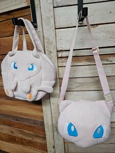 ぬいぐるみ ポシェット ミュウ ポケモン ポケットモンスター バッグ かばん 子供 ２個セット ショルダー