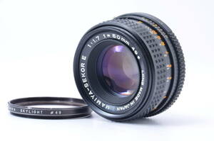 ★極上品★ マミヤ MAMIYA-SEKOR E 50mm F1.7 L128 #100