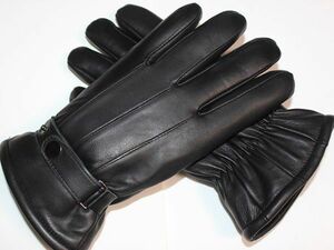 MW101[ reverse side nappy . leather gloves *. umbrella is eminent * men's gloves ] fashion gloves bike original leather glow blaser warmly sheepskin black color 