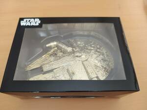 STAR WARS スター・ウォーズ プレミアム1/2000スケールフィギュア ミレニアム・ファルコン ゴールド 未開封 スターウォーズ