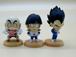 中古品 セット アニメヒーローズ ドラゴンボール ミニ フィギュア 孫悟飯 & クリリン & ベジータ