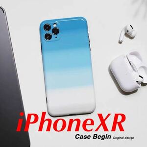 【新品未使用】iPhoneXR用ケース Sky Blue