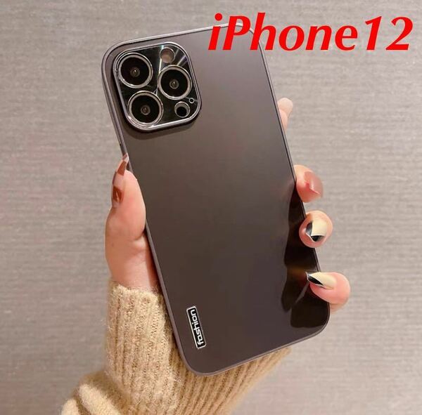 【新品未使用】iPhone12用ケース ブラック