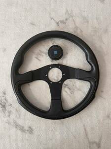 ナルディ ステアリング NARDI ハンドル 35cm 美品 Steering wheel ホーンボタン付き