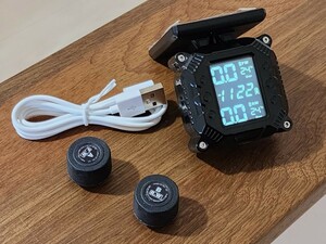 TPMS オートバイ ソーラー充電 タイヤ空気圧センサー ジャンク