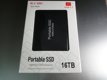 開封済み ポータブルSSD 16TB USB 3.0 ノートパソコン_画像1