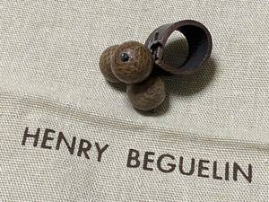 used 中古 HENRY BEGUELIN エンリーベグリン レザーリング 指輪