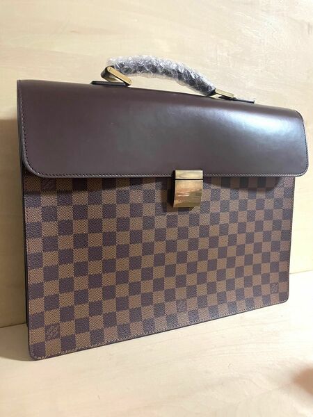 美品★ ルイヴィトン LOUIS VUITTON ダミエ アルトナ PM レザー ビジネスバッグ 書類鞄