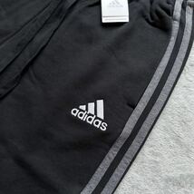 格安送料 2XLサイズ 新品 adidas アディダス スウェットパンツ テーパード ジョガーパンツ グレー 黒 ブラック メンズ XO XXL 3L HK2899_画像3