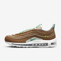 27.0cm 新品 NIKE AIR MAX 97 SE ナイキ エアマックス97 AIRMAX97 スニーカー シューズ ブラウン 茶 白 ホワイトaDV2621-200_画像6