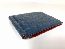 良品★送料無料★ ボッテガ ヴェネタ BOTTEGA VENETA レザー 二つ折り財布 マネークリップ カードケース 鑑定済み_画像6