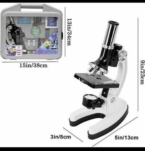 ★新品　子供用顕微鏡 初心者 生物顕微鏡 小学生　クリスマス　学習　理科　実験　植物観察