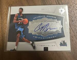 2007-08 UD Ultimate Collection Corey Brewer RC Auto /150 コリーブリューワー　直書き