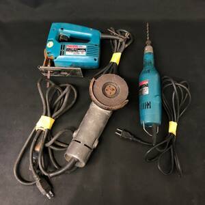 BKm025R 100 makita マキタ 電動工具 3点 まとめ 906 6mmミニ グラインダ 4301SV ジグソー 9500L 研磨 DIY のこぎり