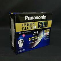 BKg186R 60 未開封 未使用 Panasonic BD-R DL LM-BR50T10N 50GB タフコート ブルーレイディスク 10枚パック 日本製 録画用 2倍速_画像1