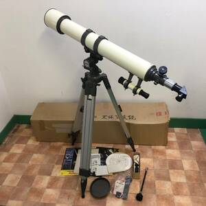 BKm076I 180 MIZAR ミザール 天体望遠鏡 Model 80M D=80mm F=900mm 接眼レンズ 三脚 説明書付き NR6mm 10mm 20mm